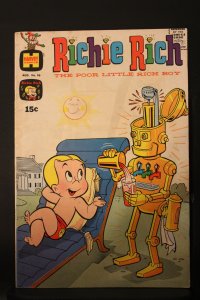 Richie Rich #96 (1970) High-Grade VF/NM Robot Man Servant Cover Wythville CERT!