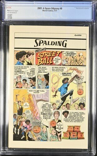2001 A Space Odyssey #8 1977 Marvel Comics CGC 9.4 1st Machine Man White Pages