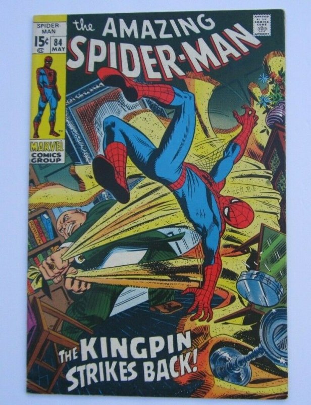 Amazing Spider-Man #84 FN+ Kingpin Appearance Marvel Bronze Age Comic 1970