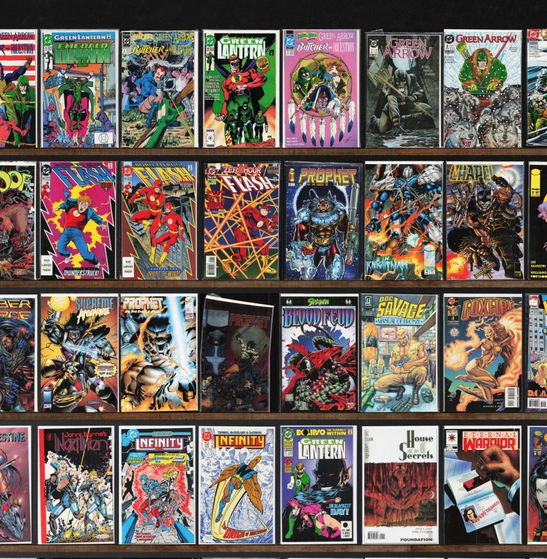Huge Lot 150+ Comics with The Flash, Eternal Warrior, Excalibur & More!