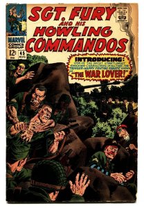 SGT. FURY AND HIS HOWLING COMMANDOS #45-SEVERIN ART  VG