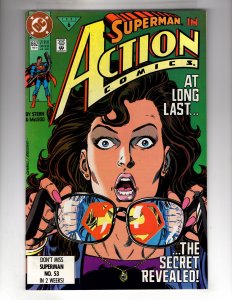 Action Comics #662 (1991) VF/NM THE SECRET REVEALED!   / EBI#1