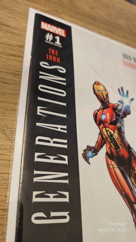 Generations: Iron Man & Ironheart Coipel Cover (2017)