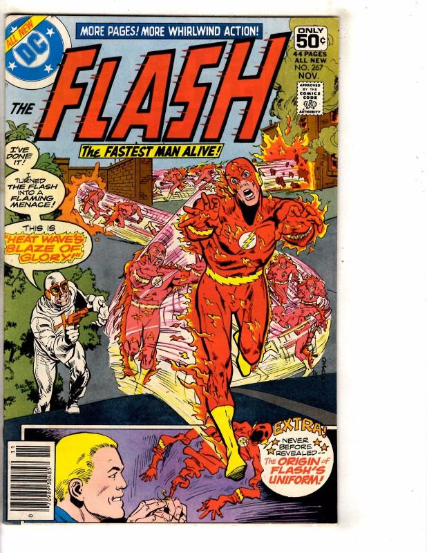 6 Flash DC Comics # 264 265 266 267 + Spectacular & DC22 VG-FN Range Batman J272