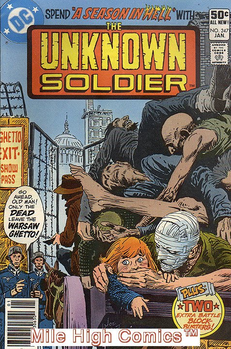 UNKNOWN SOLDIER (1977 Series)  (DC) #247 NEWSSTAND Very Good Comics Book