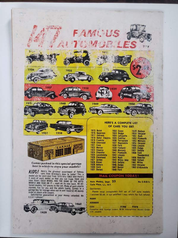 Sea Devils 11 (1963) water damage poor low grade