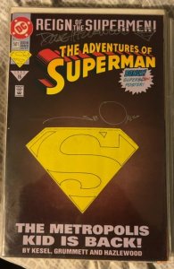 Adventures of Superman #501 Die-cut cover (1993) Superboy 