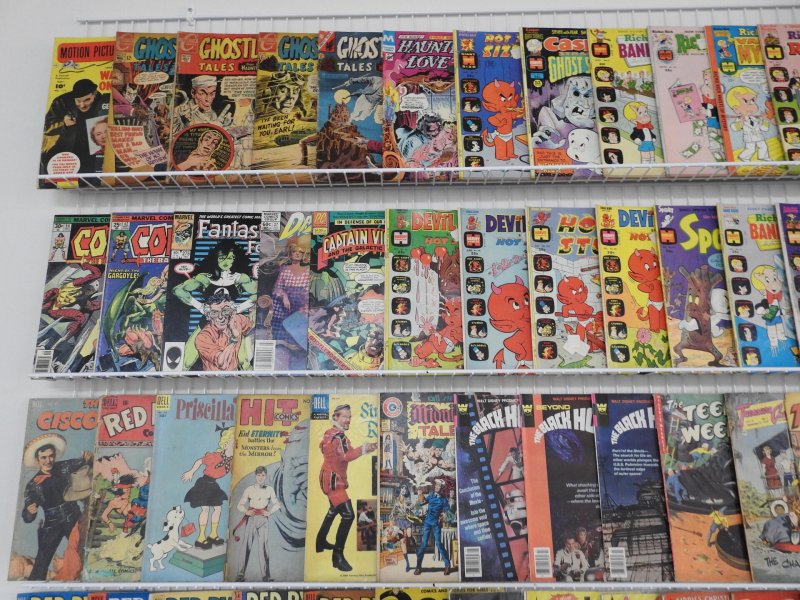 Huge Lot 200+ Silver/Bronze Comics W/ Archie, Tom & Jerry, Richie Rich See Desc.