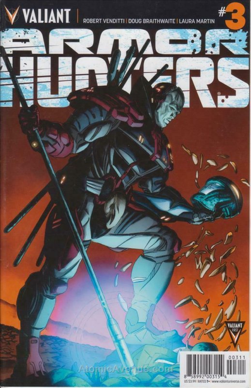 Armor Hunters #3 VF; Valiant | we combine shipping 