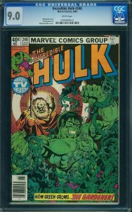 Incredible Hulk #248 (1980) CGC 9.0 VFNM