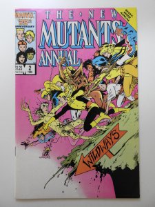 The New Mutants Annual #2 (1986) 1st Appearance of Psylocke! Sharp VF- Condition