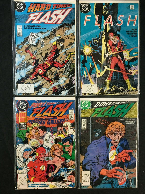 THE FLASH 35 ISSUE RUN #1-34, PLUS #0 (1987 SERIES) VF-NM 