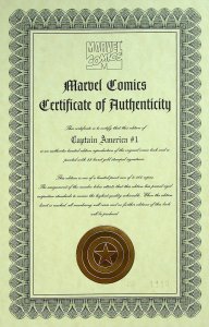 Captain America #1 Variant Cover (1996) - CGC 9.6 - Cert#4256299023