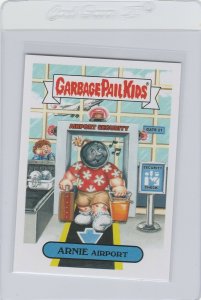 Garbage Pail Kids Arnie Airport 8b GPK 2016 American As Apple Pie In Your Face