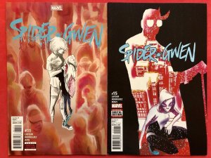 Radioactiver Spider-Gwen #1,2,3,4,5,6,7,8,9,10,11,15 (2015-16) 12 Issue Bundle