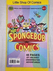 Spongebob Comics Annual Size Super Giant Swimtacular #2 2014 United Plankton
