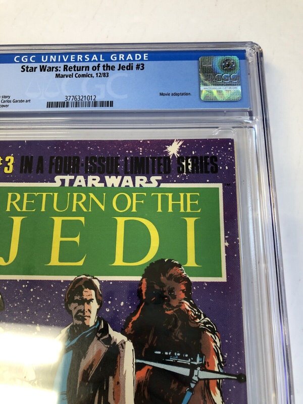 Star Wars: Return Of The Jedi (1983) # 3 (CGC 9.4 WP) | Canadian Price Variant