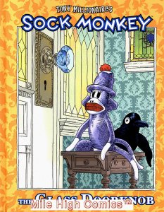 SOCK MONKEY: GLASS DOOR KNOB HC (2002 Series) #1 Very Fine