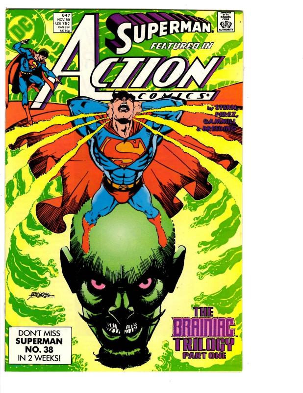 8 Action Comics DC Comics #630 631 640 643 644 645 646 647 Superman Lantern BH24