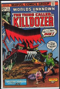 Worlds Unknown #6 (1974) Killdozer