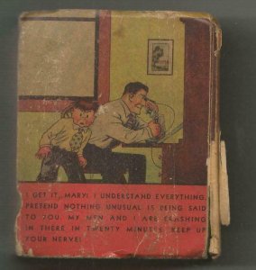 Dick Tracy + Boris Arson Gang ORIGINAL Vintage 1935 Whitman Big Little Book  