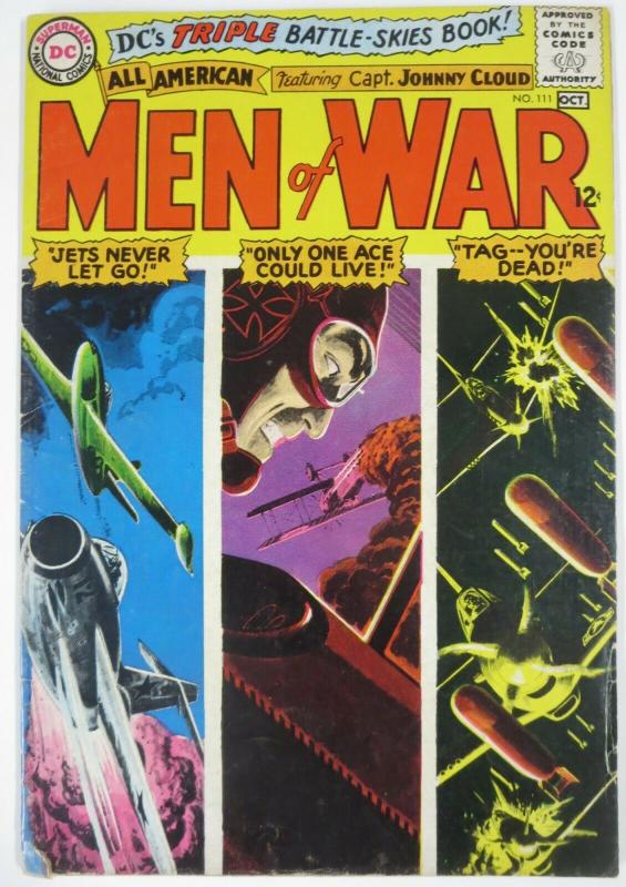 ALL AMERICAN MEN OF WAR #111 (DC) September, 1965 VERY GOOD Heath/ Colan