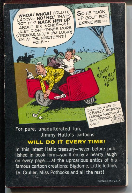 Another New Jimmy Hatlo Book #826 1958-Avon-newspaper cartoonist-golf-VF