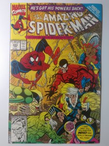 The Amazing Spider-Man #343 (9.0, 1991) 1st cameo app of Cardiac