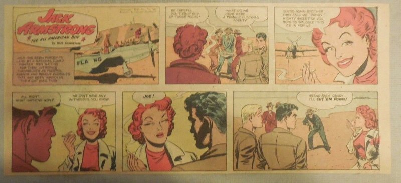 Jack Armstrong The All American Boy by Bob Schoenke 1/2/1949 Third Size Page !