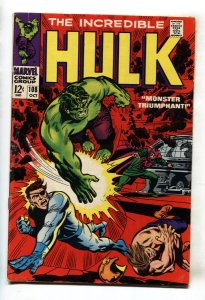 INCREDIBLE HULK #108  SEVERIN-TRIMPE ART MARVEL 1968 VG