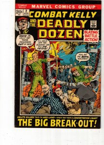 Combat Kelly and the Deadly Dozen #2 1972 2nd Silver-Age Combat Kelly FN+ Wow!