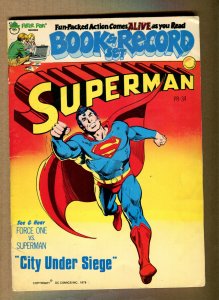 Superman PR-34 - Force One vs Superman Book&Record Set - 1978 (Grade 6.0) WH