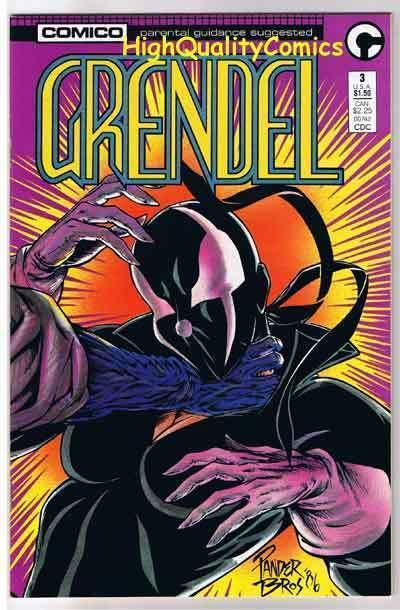 GRENDEL #3, NM, Pander, Comico, Devil, Matt Wagner, 1986, more in store