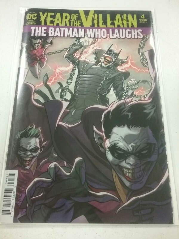 Year Of The Villian 4 The Batman Who Laughs Acetate Cover NW79