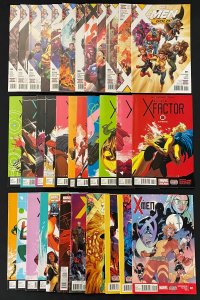 X-Men: Gold, X-Men: Blue, All New X-Factor - 34 book lot