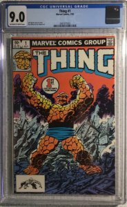 Marvel The Thing 1 CGC 9.0 Look