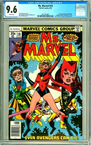 Ms. Marvel 18 CGC Graded 9.6 White p, 1st Full Mystique