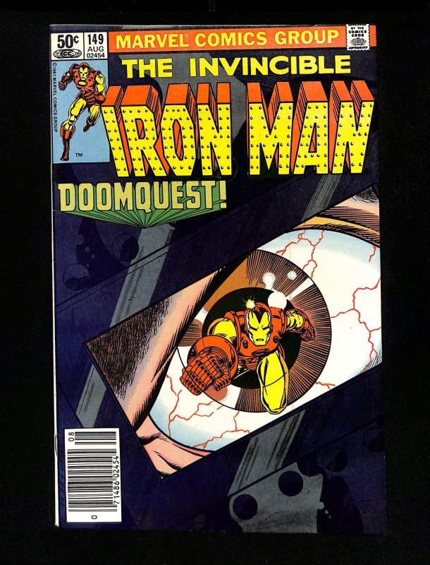 Iron Man #149 Newsstand Variant Doctor Doom!