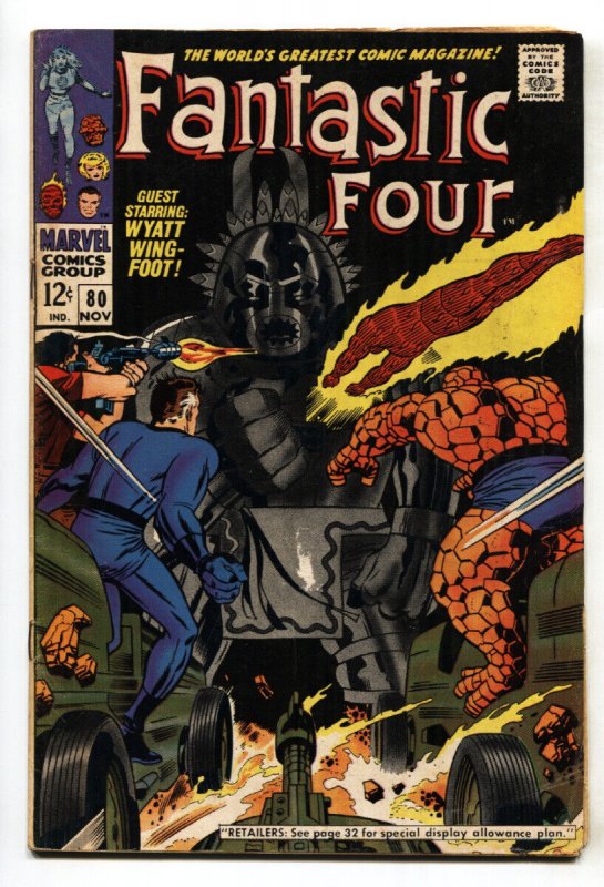 FANTASTIC FOUR #80--comic book--1968--MARVEL--VG