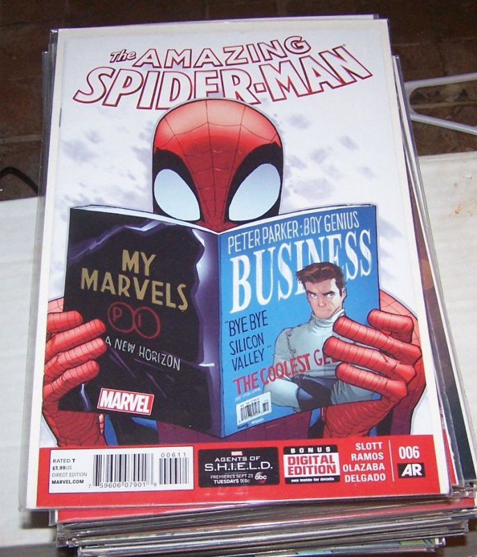 Amazing Spider-Man vol 3 # 6  2014, Marvel  SPIDER VERSE PRELUDE SILK BLACK CAT 