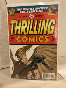 Thrilling Comics #1  JSA Returns!  1999  9.0 (our highest grade) Hawkman!