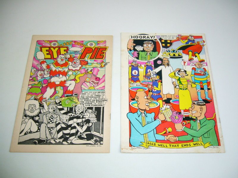 Corn Fed Comics #1-2 complete series - kim deitch underground comix set lot