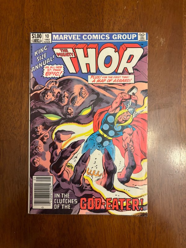 Thor Annual #10 (1982) 1st app. Apollo! VF