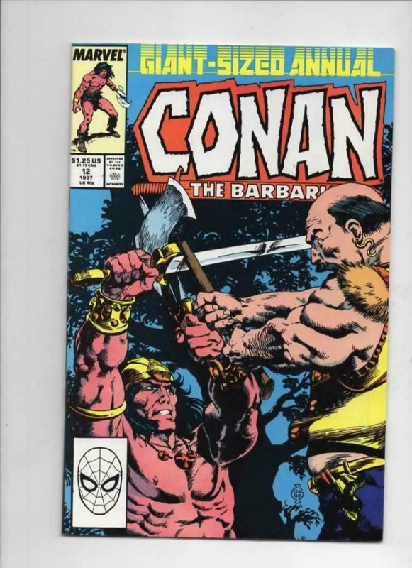 CONAN the BARBARIAN #12 Annual, VF/NM, Robert Howard, Legion of Dead, 1987 