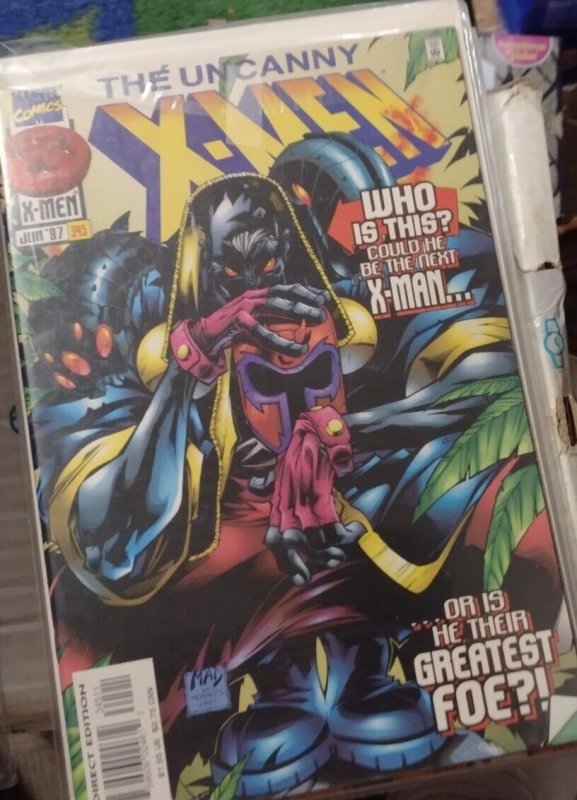 UNCANNY X-MEN #345 1997 MARVEL DISNEY  KEY 1ST MAGGOTT
