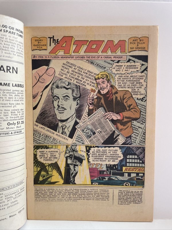 The Atom and Hawkman #41 