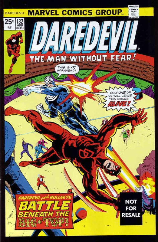 Daredevil #132 (2nd) FN ; Marvel | Not For Resale Bullseye
