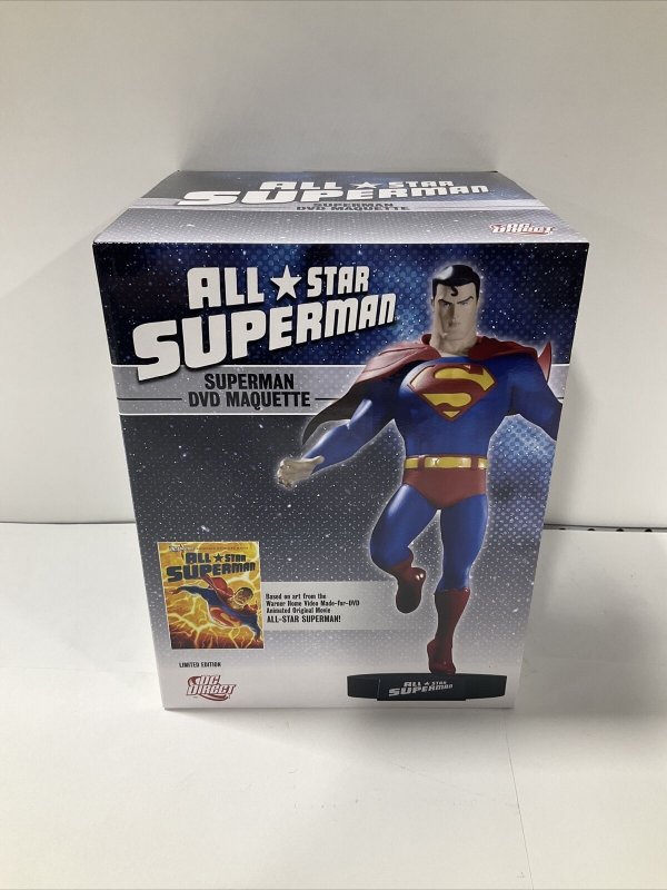 All Star Superman Superman DVD Maquette Statue Limited Edition 0975/2500 Sealed