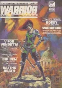 Warrior #22 VG ; Fleetway Quality | low grade comic V For Vendetta Alan Moore