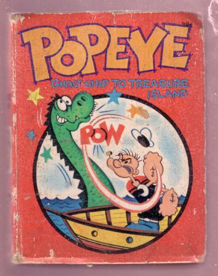 POPEYE, GHOST SHIP TO TREASURE ISLAND, 1967, #2008 BLB G/VG